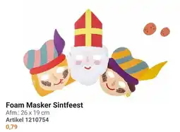 Lobbes Foam Masker Sintfeest aanbieding