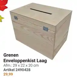 Lobbes Grenen Enveloppenkist Laag aanbieding