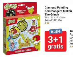 Lobbes Diamond Painting Kersthangers Maken The Grinch aanbieding