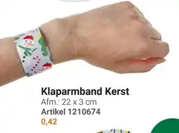 Lobbes Klaparmband Kerst aanbieding