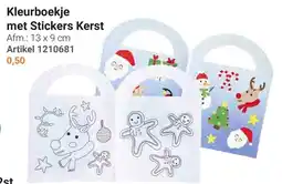 Lobbes Kleurboekje met Stickers Kerst aanbieding