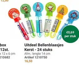 Lobbes Uitdeel Bellenblaasjes Kerst aanbieding