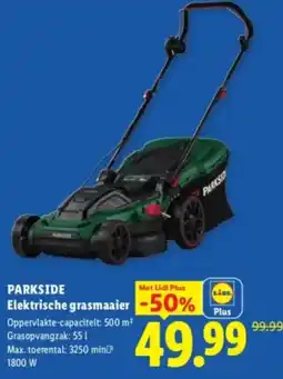Lidl Parkside Elektrische grasmaaier aanbieding