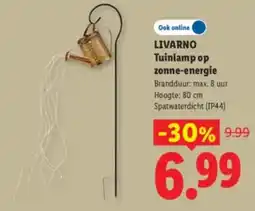 Lidl Livarno Tuinlamp op zonne-energie aanbieding
