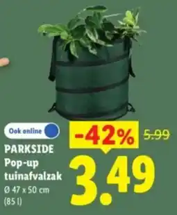 Lidl Parkside Pop-up tuinafvalzak aanbieding
