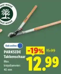 Lidl Parkside Takkenschaar aanbieding