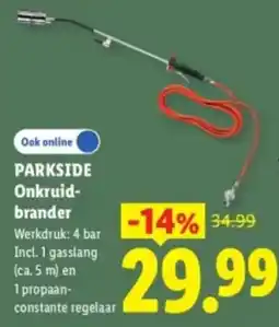 Lidl Parkside Onkruidbrander aanbieding