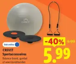 Lidl Crivit Sportaccessoires aanbieding