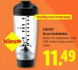 Lidl Crivit Accu-shakebeker aanbieding