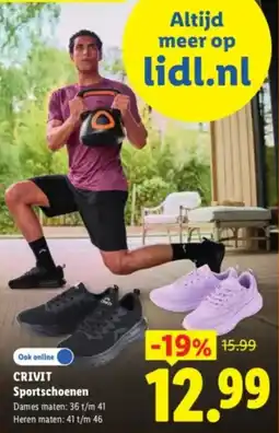 Lidl Crivit Sportschoenen aanbieding