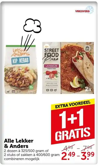 Coop Alle Lekker & Anders 400g aanbieding