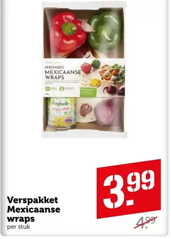 Coop Verspakket mexicaanse wraps aanbieding