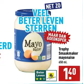 ALDI Trophy Smaakmaker mayonaise 650 ml aanbieding