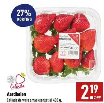 ALDI Aardbeien 400g aanbieding