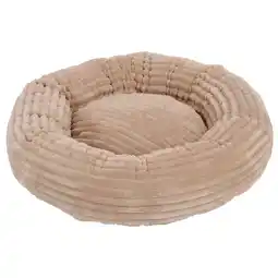 Pets Place Adori Donut Saar - Mand - Ø50 cm Taupe aanbieding