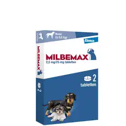 Pets Place Milbemax Milbemax Pup & Hond 0,5-10Kg - Worm - 0,5-10 kg 2 tab aanbieding