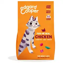 Pets Place Edgard&Cooper Chicken Adult - Kattenbrokken - 325 g aanbieding