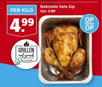 Hoogvliet Gekruide hele kip aanbieding