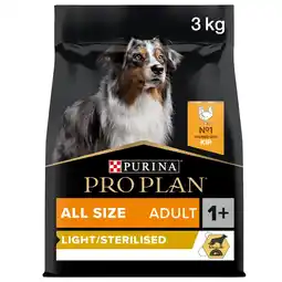 Pets Place Pro Plan Dog Adult Light - Hondenbrokken - Kip 3 kg aanbieding