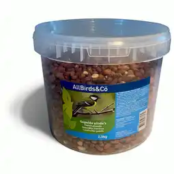 Pets Place AllBirds&Co Pinda's Gepeld - Strooivoer - Emmer 2,5 kg aanbieding