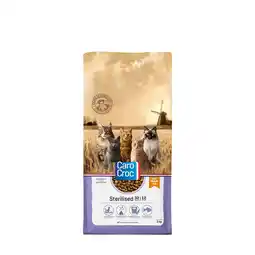 Pets Place CaroCroc Sterilised - Kattenbrokken - Gevogelte&Rijst&Visolie 2 kg aanbieding