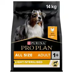 Pets Place Pro Plan Dog Adult Light - Hondenbrokken - Kip 14 kg aanbieding