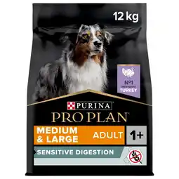 Pets Place Pro Plan Dog Adult Medium & Large Sensitive Digestion Grain Free - Hondenbrokken - Kalkoen 12 kg aanbieding