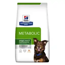 Pets Place Hill's Prescription Diet Metabolic Weight Management - Hondenbrokken - Kip 4 kg aanbieding