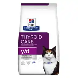 Pets Place Hill's Prescription Diet y/d Thyroid Care - Kattenbrokken - 3 kg aanbieding