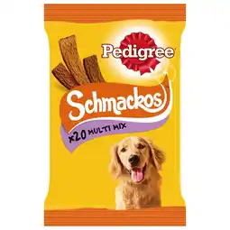 Pets Place Pedigree Schmackos Multi Mix - Kauwsnacks - Rund 144 g aanbieding
