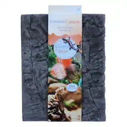 Pets Place CeramicNature Slimline Rock Oxford Achterwand - Achterwand & Lijm - Grijs 50x55 cm aanbieding