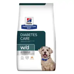 Pets Place Hill's Prescription Diet w/d Diabetes Care - Hondenbrokken - Kip 4 kg aanbieding