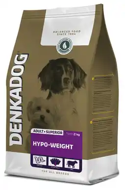 Pets Place Denkadog Superior Hypo-Weight - Hondenbrokken - Rund&Kip 2,5 kg aanbieding
