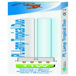 Pets Place Superfish Pl Lamp Tropical Duo Aqua 40 - Verlichting - Wit Blauw 11 Watt aanbieding