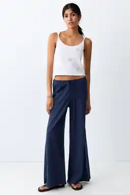 Wehkamp MANGO TEEN casual broek donkerblauw aanbieding