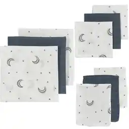 Wehkamp Meyco hydrofiele starterset Baby Moon - indigo (set van 9) aanbieding