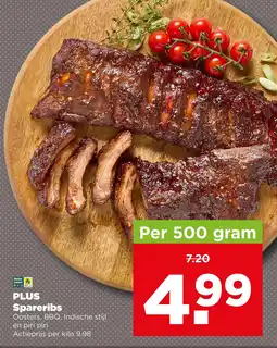 PLUS Plus spareribs aanbieding