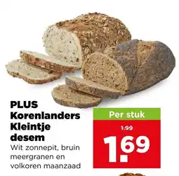 PLUS Plus korenlanders kleintje desem aanbieding