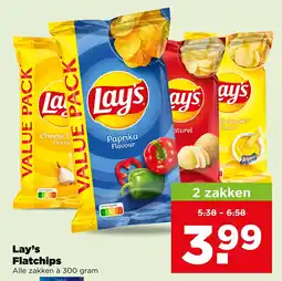 PLUS Lay's Flatchips aanbieding