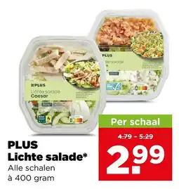 PLUS Plus lichte salade aanbieding