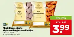PLUS Plus boerentrots kipborrelhapjes en -kluifjes aanbieding