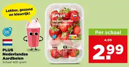 PLUS Plus nederlandse aardbeien aanbieding