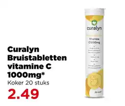 PLUS Curalyn bruistabletten vitamine c aanbieding