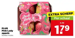 PLUS Plus pink lady appels aanbieding
