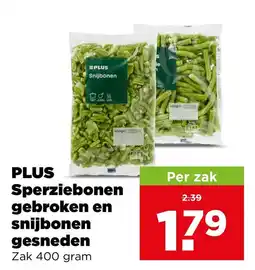 PLUS Plus snijbonen aanbieding