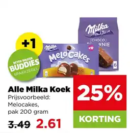 PLUS Alle milka koek aanbieding