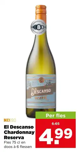 PLUS El descanso chardonnay reserva aanbieding