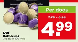 PLUS L'Or koffiecups aanbieding