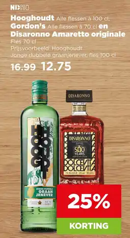 PLUS Hooghoudt Gordon's Disaronno Amaretto originale aanbieding