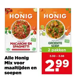 PLUS Alle honig mix voor maaltijden en soepen aanbieding